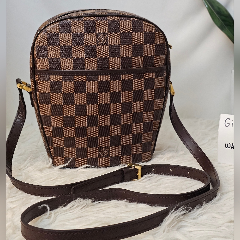 😍🔥Beautiful Condition 🔥 😍 Authentic Louis Vuitton Ipanema Damier Ebene - Picture 1 of 16